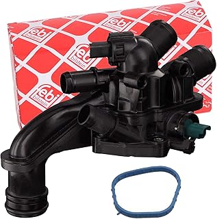 Febi bilstein 103197 Thermostat with Housing, Gasket and Temperature Switch, 1 Piece