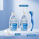 Mould Stain Remover Gel Washing Machine Cleaner, Grout Cleaner with Cleaning Brush, Black Stain Remover for Washer Kitchen Sink Shower Toilet Bathtub Caulk Tile,Bathroom Whitener, 10 Fl Oz