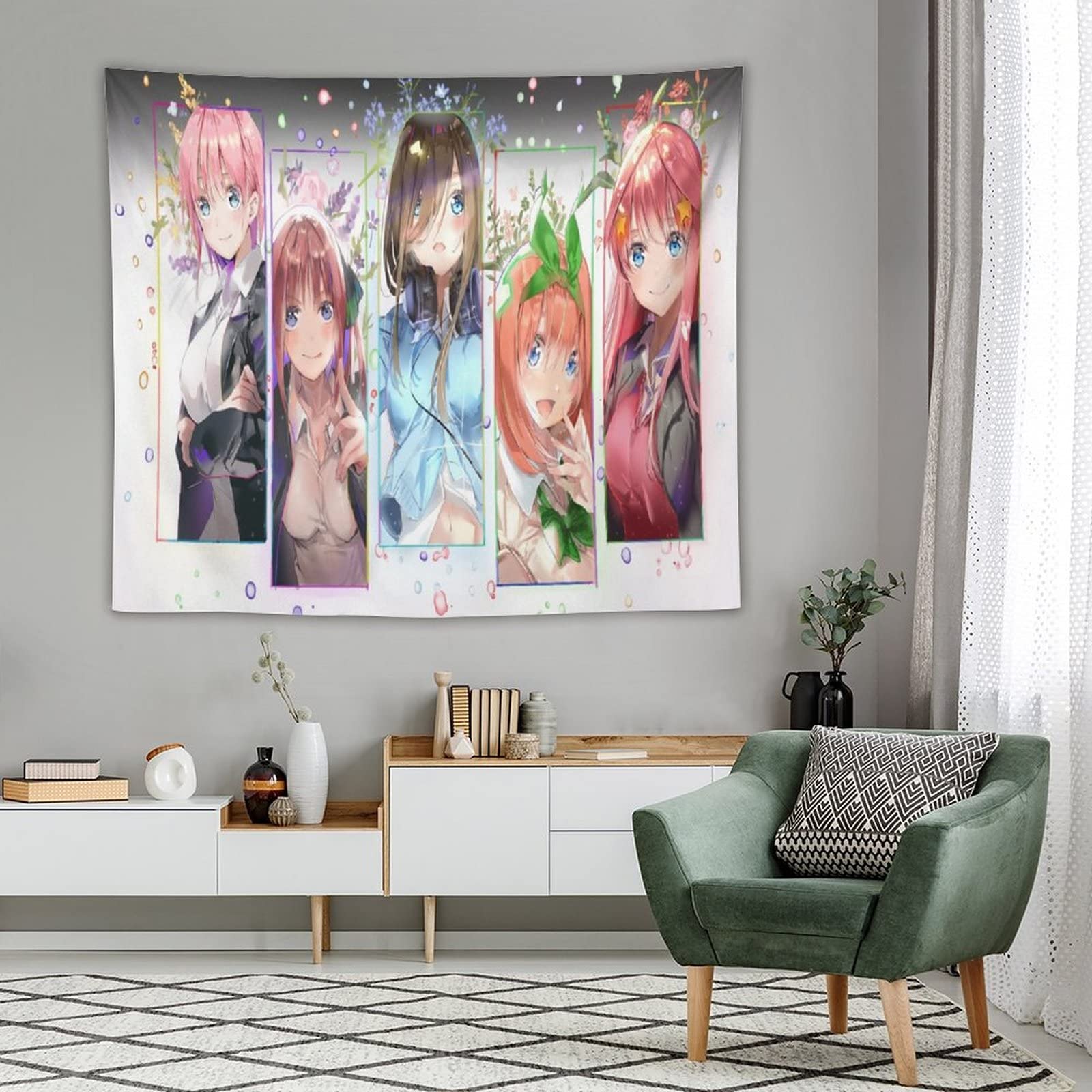 ♦♦写真等確認用♦♦五等分の花嫁 壁掛け 布ポスター ♢♢写真等確認用♢♢五等分の花嫁 壁掛け 布ポスター