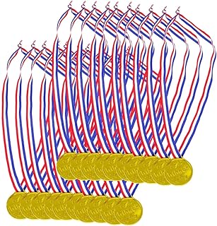 INOOMP 20pcs Medals for Awards Plastic Winner Medals Basketball Medal Football Toys Childrens Toys Soccer Trophies Kids Award Medals Kids Gold Award Medals Winner Plastic Award Medals tag
