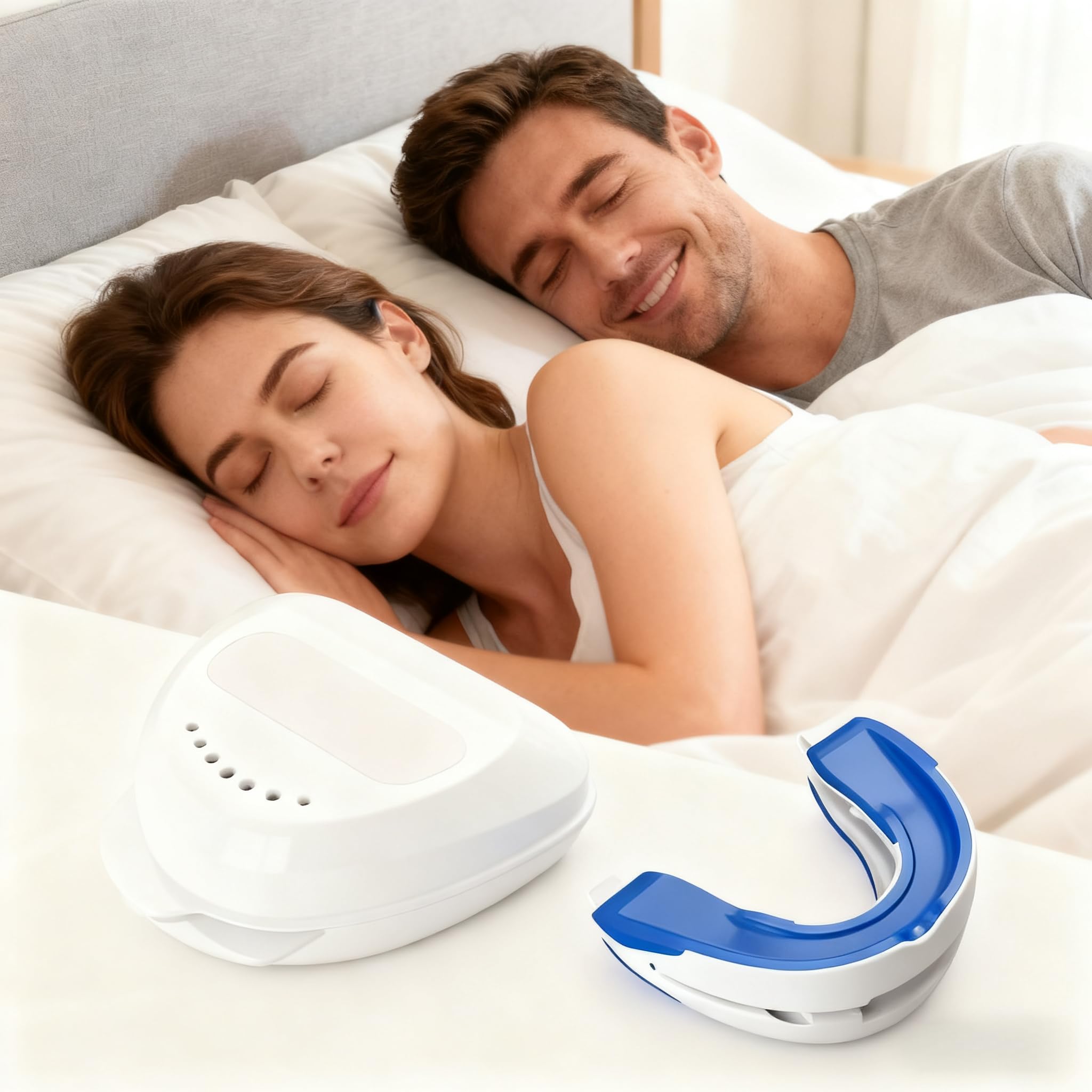 Sofela Avis, Dental Airflow- Adjustable Anti-Snoring Device-dentaire contre leronflement et le bruxisme (Bleu2)