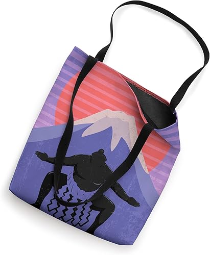 Miniatura 2 de Japonés Sumo Wrestler En Mawashi Japón Monte Fuji Estética Bolso de mano