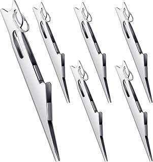 Gisafai 6 Pcs Fishing Line Knot Tyer Tying Tool Quick Tie Nail Knot Tying Tool Fly Fishing Angler Accessories Fly Equipment for Hooks Lures Lines Men