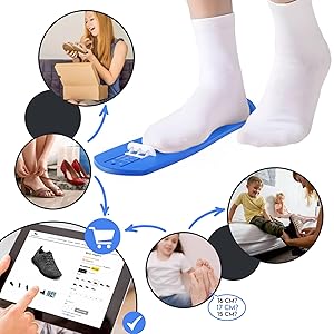 Misuratore Di Piedi ORIENTO - Per Bambini E Adulti, Taglie EU 15-48 - Foto 3