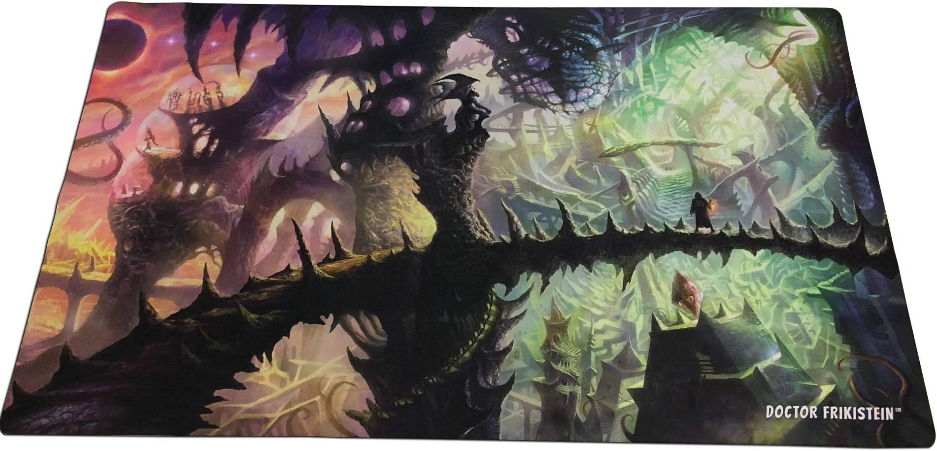 R'LYEH Table Play Mat - PROTECT your game surface | Perfect for table/board games, card games, role playing games/RPG | NON-SLIP and ROLL-UP