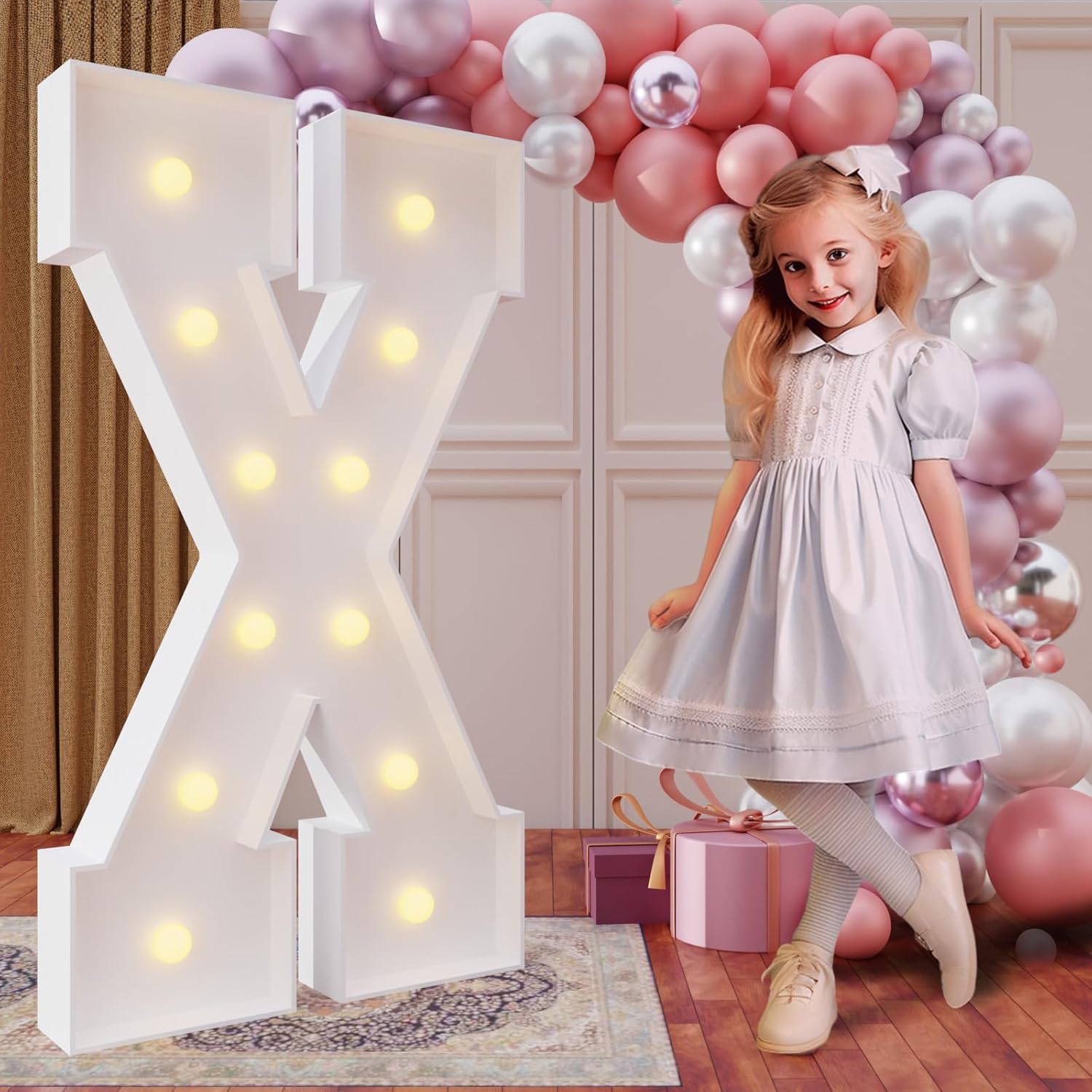 Imprsv 4ft Marquee Light Up Letters X