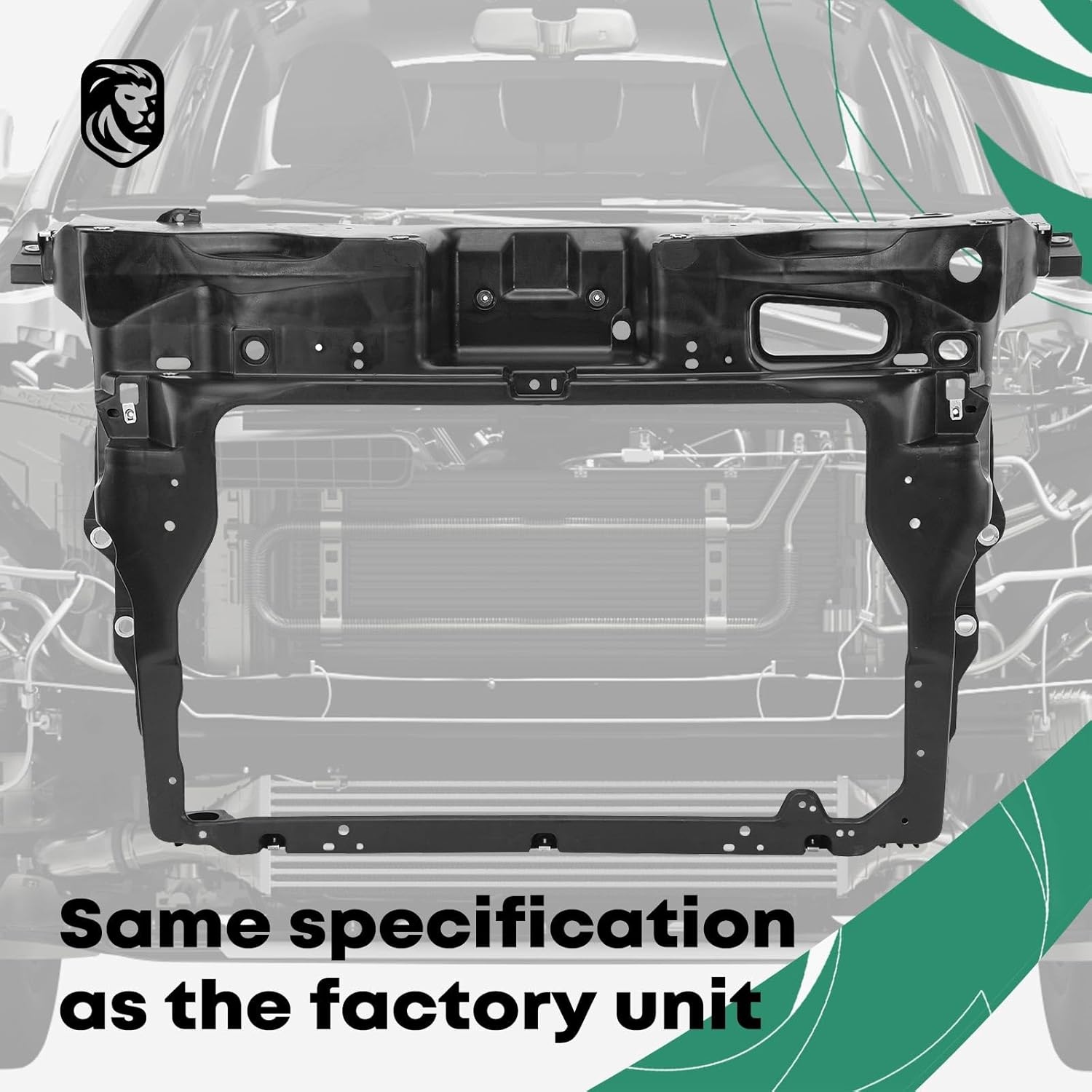 YHTAUTO Radiator Support Fit for Ford Explorer 2011-2015, Radiator Core Support Assembly