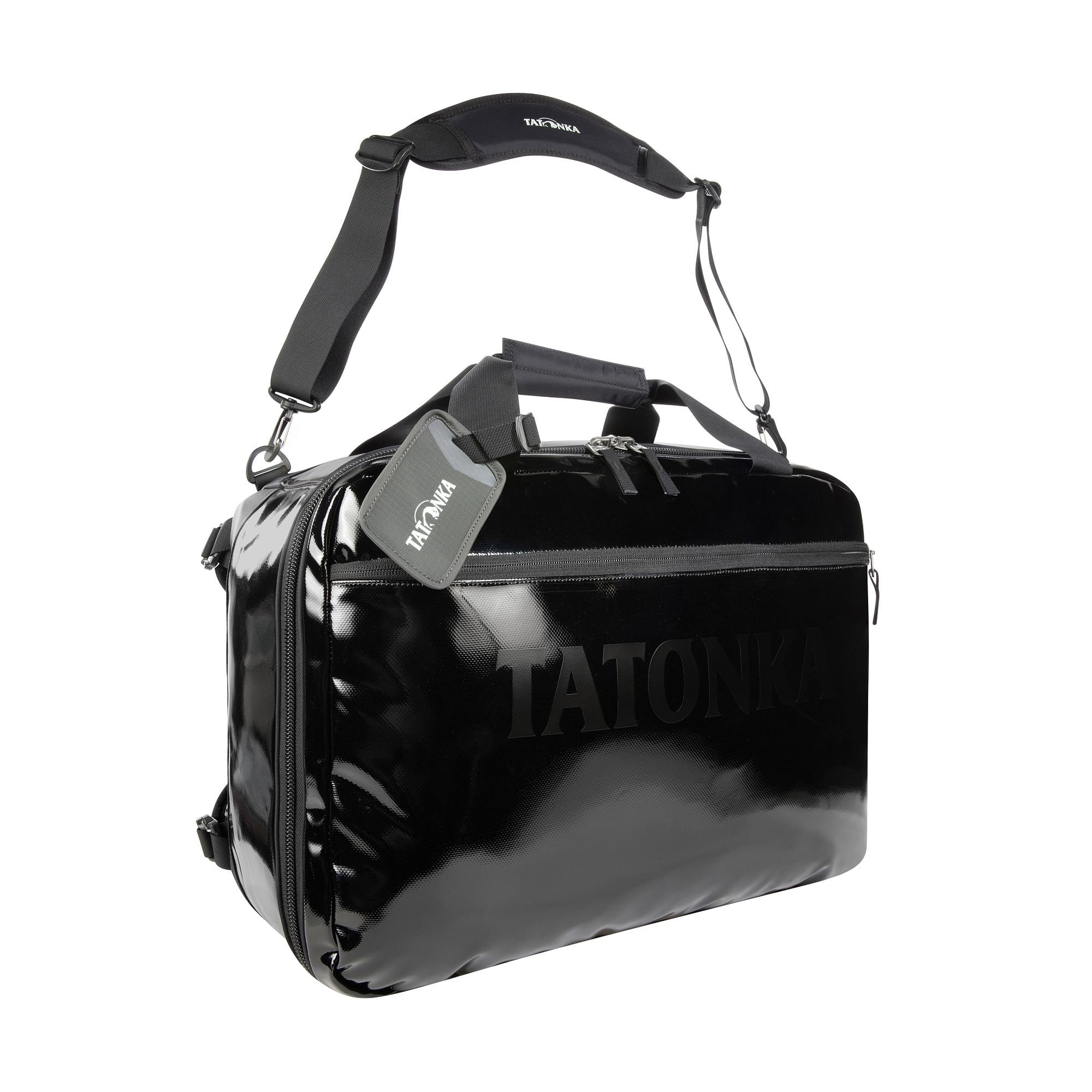 Tatonka Flight Barrel 35 l – wytrzymała torba podróżna z funkcją plecaka, odpowiednia do bagażu podręcznego samolotu, łącznie z paskiem na ramię, pojemność 35 litrów, czarny, 35 Liter, Torba podróżna