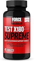 Vista 15 de Force Factor Prueba X180 Alpha Max Total Testosterona y Óxido Nítrico Booster para Hombres con Semilla de Alholva y Tribulus para aumentar el flujo