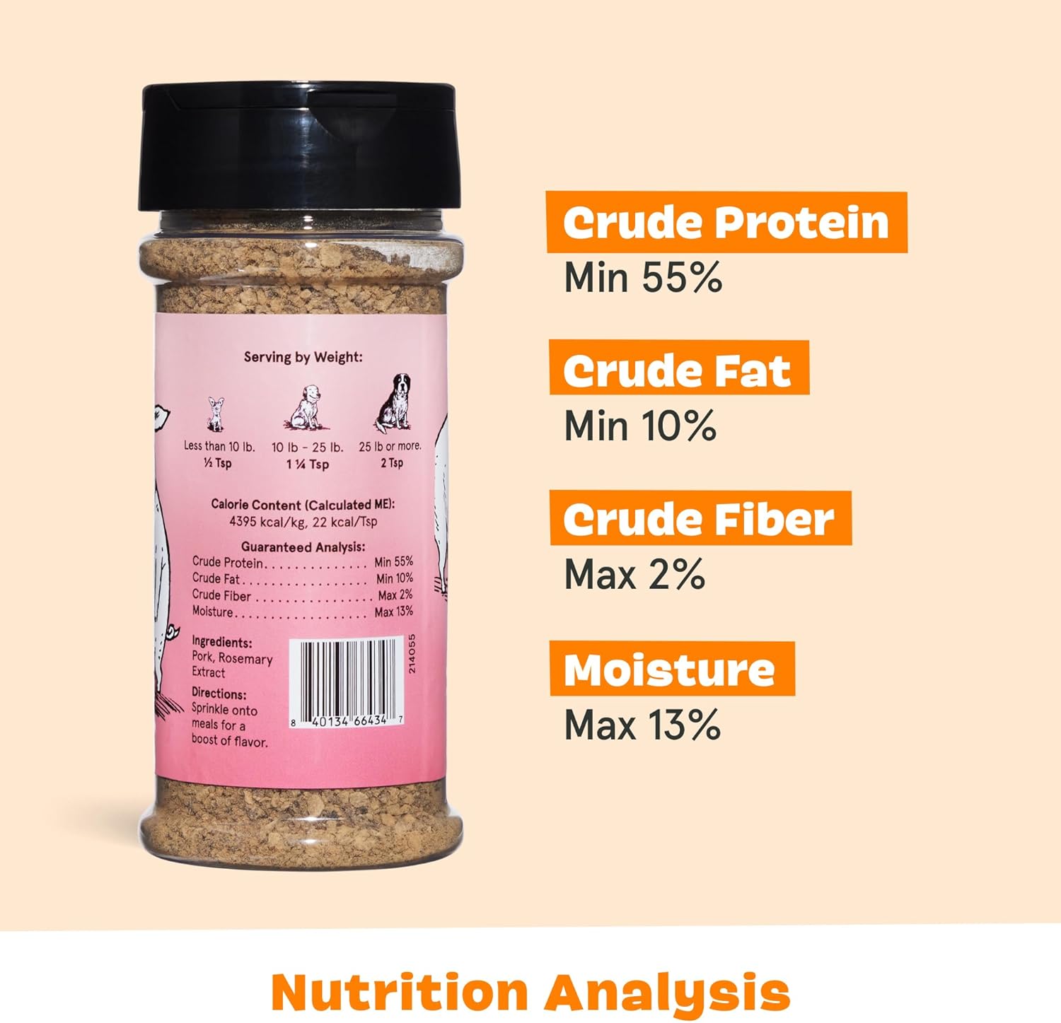 Barkbox Dog Dental & Meal Topper Bundle – Bright Durable Large Breed Dental Chew Sticks (15 Chews) with Pork Shake & Pour Food Topper