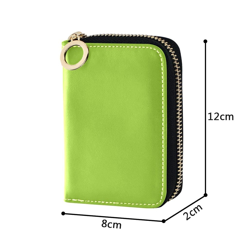 Amazon.com: UMIRIKO Chartreuse Credit Card Holder ​ID Case