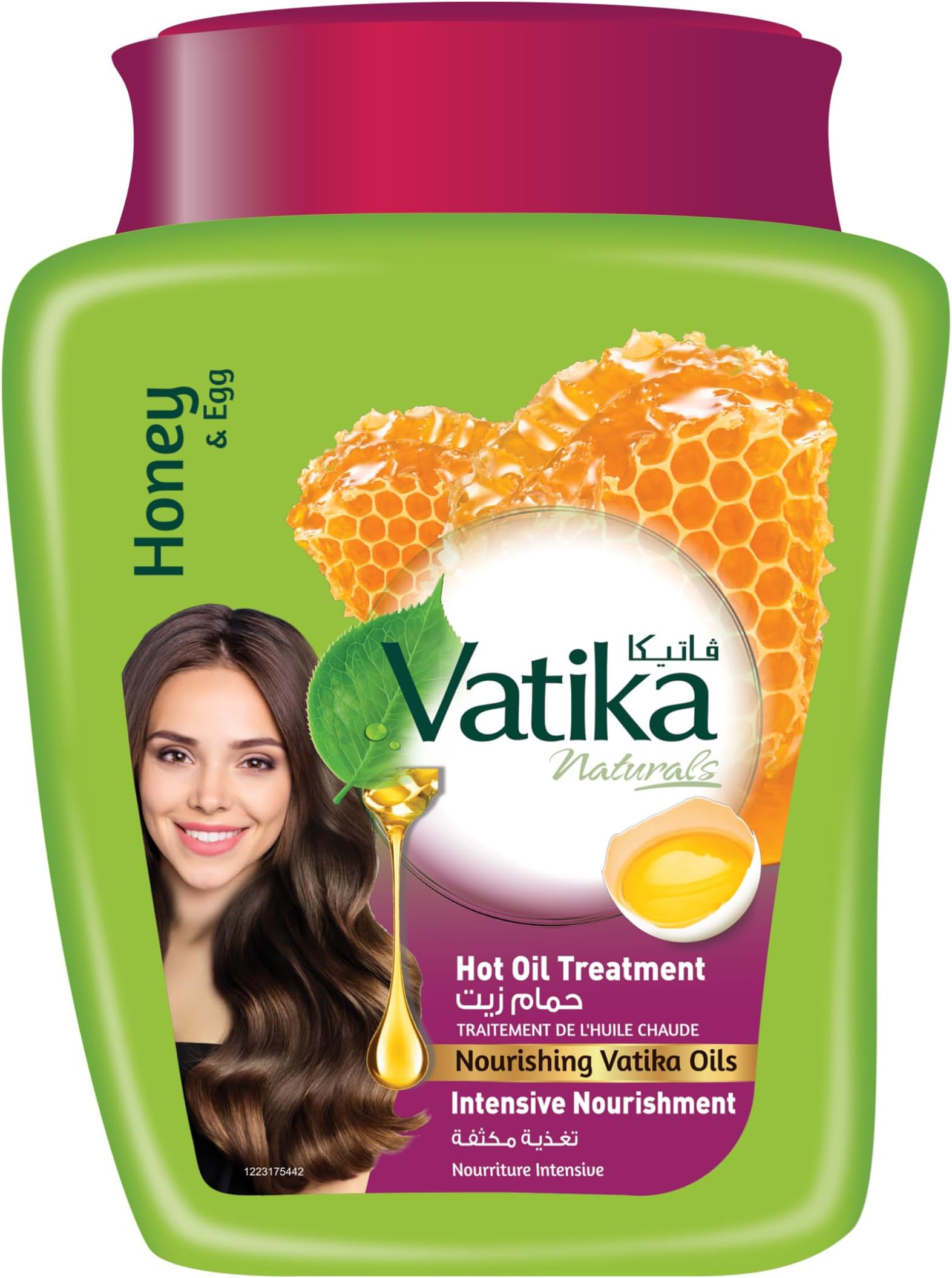 Vatika Naturals Intensive Nourishment Hammam Zaith Hot Oil Treatment 1kg | Hair Mask Infused with Honey & Egg | For Deep Hydration & Moisturization