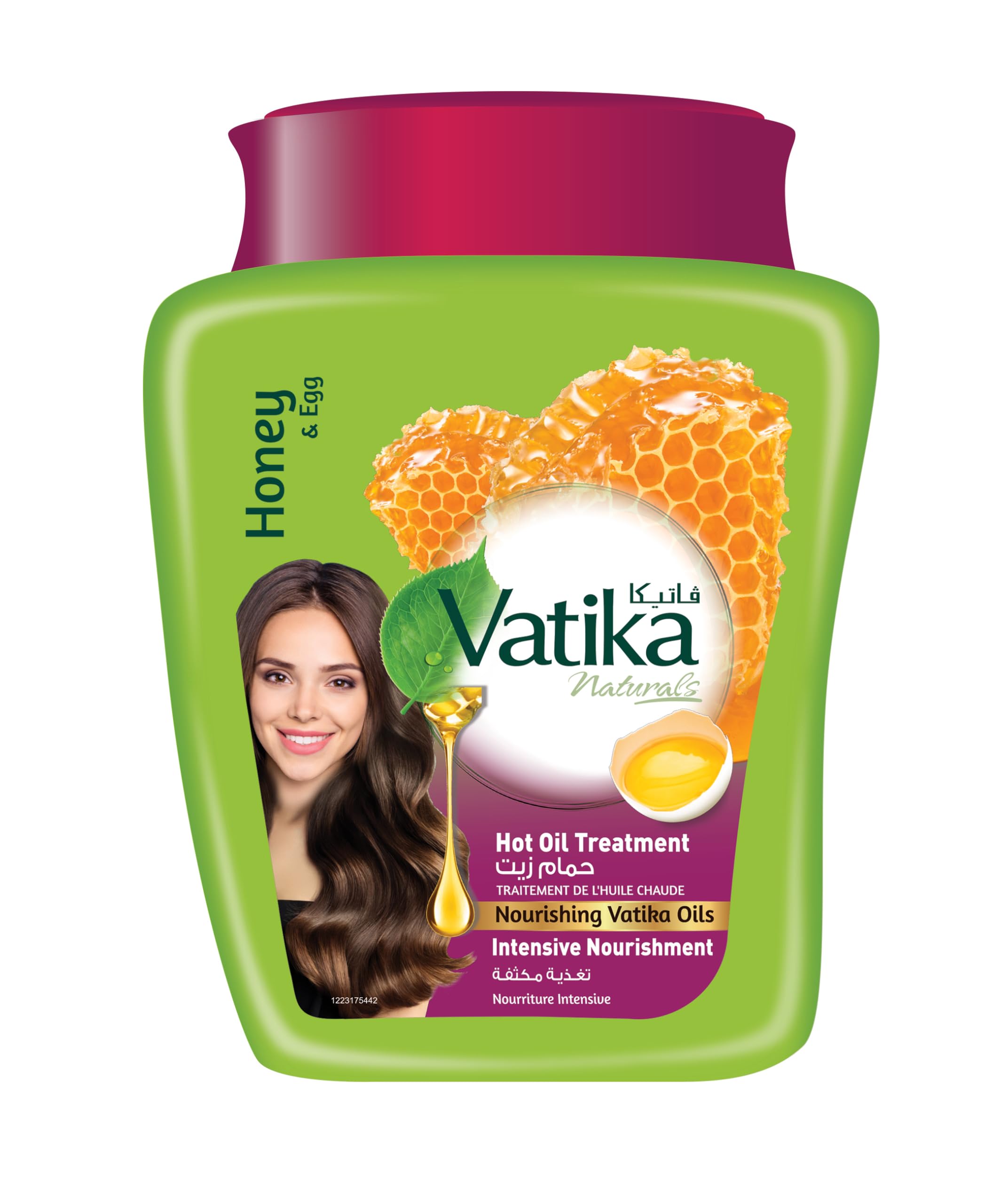 Vatika Naturals Intensive Nourishment Hammam Zaith Hot Oil Treatment 1kg | Hair Mask Infused with Honey & Egg | For Deep Hydration & Moisturization
