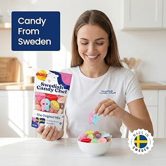 Swedish Candy Variety Pack, Bubs, Sweet & Sour Gummies, Skulls & More 1/2LB