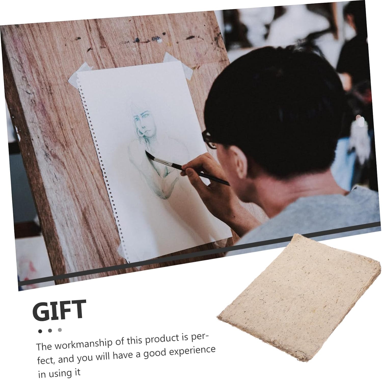PLAFOPE 50 Sheets Calligraphy Paper Lightweight Reliable Painting Paper for Chinese Calligraphy Drawing and Brush Writing Practice Multipurpose Craft