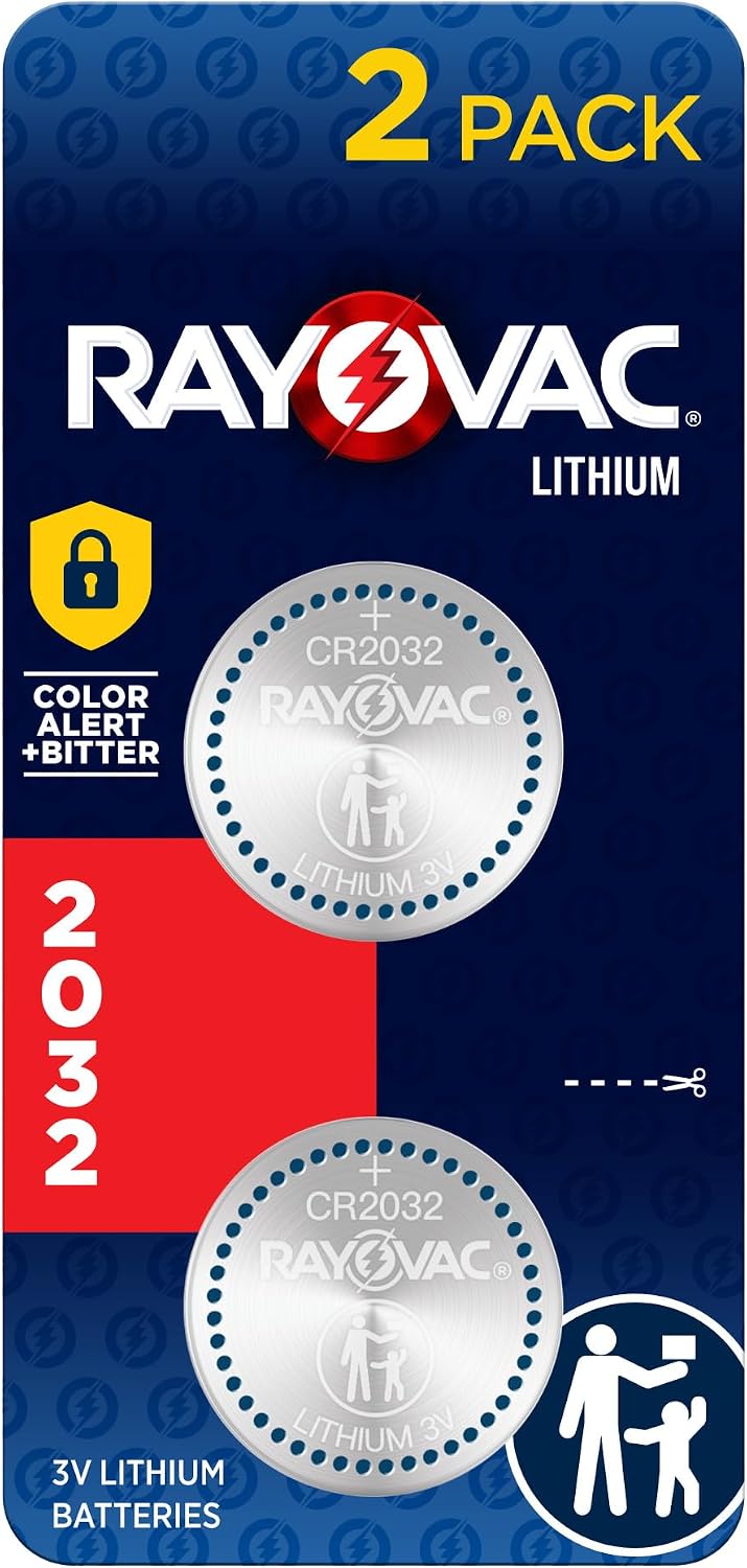 Baterías Rayovac CR2032 3V, 2 unidades