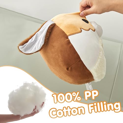 Miniatura 3 de Peluche de perro Beagle de 10 pulgadas, original y suave almohada para cachorros, regalo de cumpleaños para niños y niñas