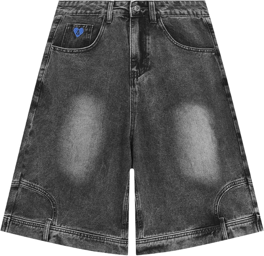 Amazon.com: Aelfric Eden Washed Reverse Jorts Mens Casual Denim