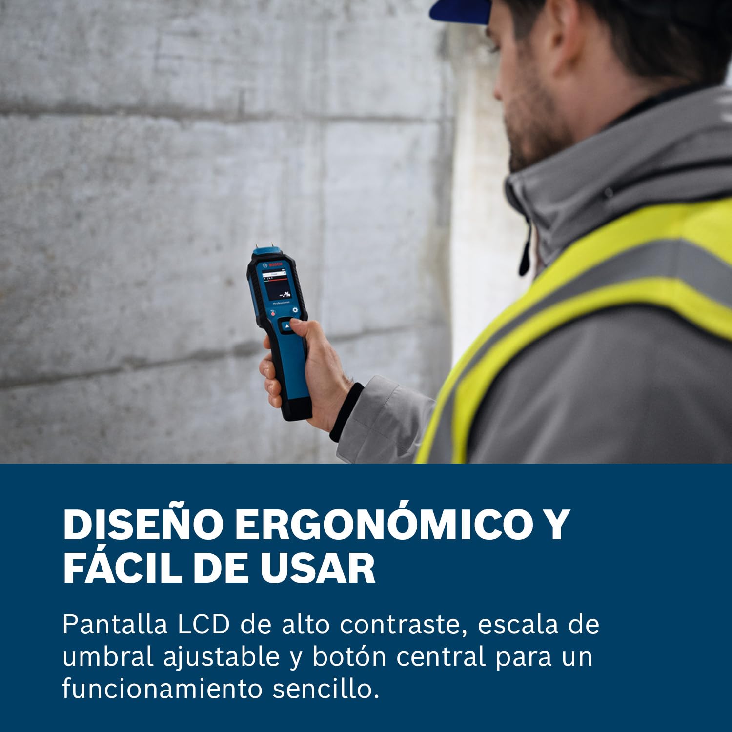 Bosch Professional Medidor de humedad GMP 1-13 IP65 LCD
