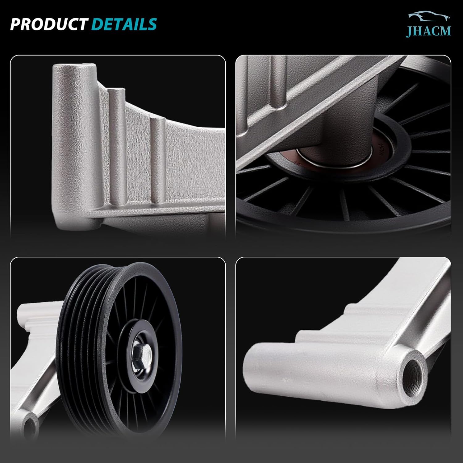 A/C Compressor Bypass Pulley OE:34152 Fits for Chevrolet Blazer C1500 C2500 C3500 K1500 K2500 K3500 S10 Tahoe 1988-1995, GMC C1500 C2500 C3500 K1500 K2500 Sonoma Yukon 1988-1995