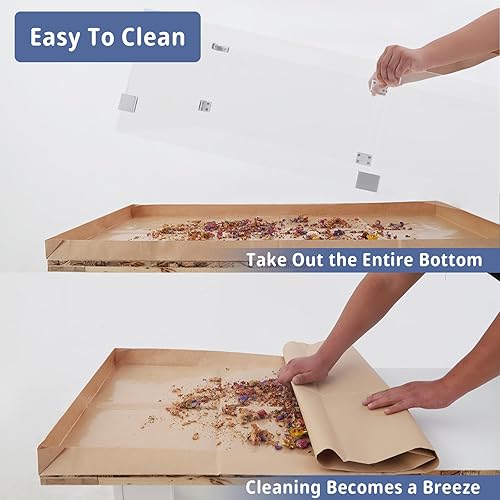 Miniatura 5 de Revestimientos desechables para jaula de conejillo de indias, bolsa grande de 48 x 24 pulgadas para parte inferior de jaula de conejillo de indias,