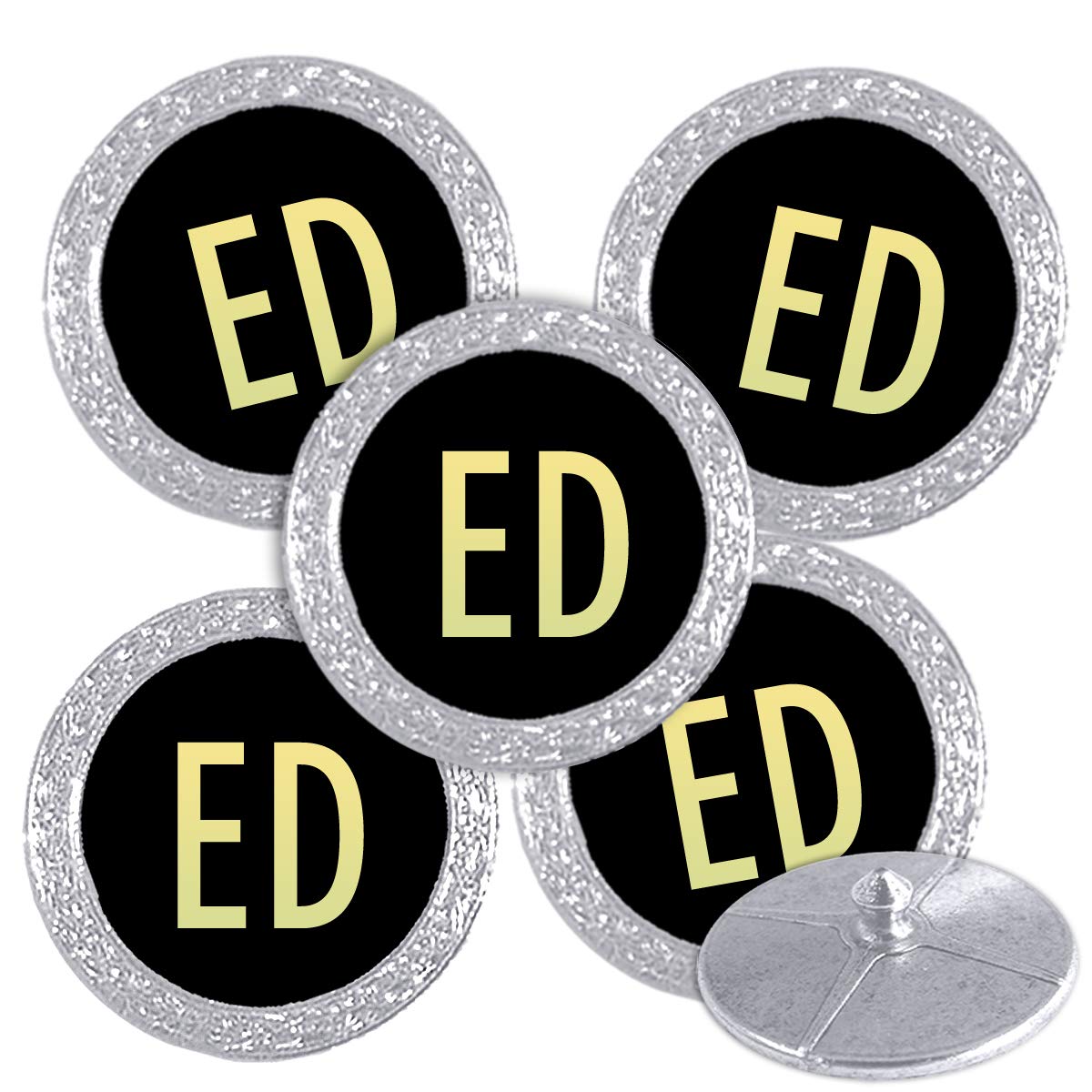 Best Impressions Silver Coloured Golf Ball Markers with Names (ED) โ image 1