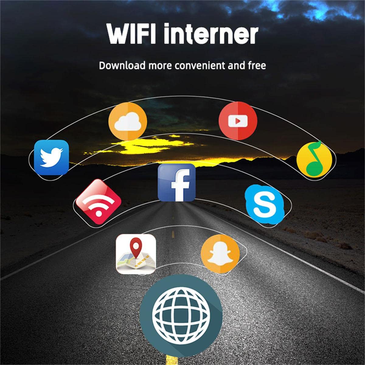 2 Din 7 cal Android Uniwersalny Bluetooth GPS Samochód Nawigacji Stereo Lustro Link FM Wifi Radio Samochodowe Odtwarzacz Multimedialny
