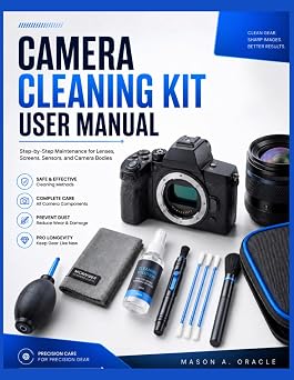 Camera Cleaning Kit User Manual Step-by-Step Maintenance for Lenses, Screens, Sensors, and Camera Bodies