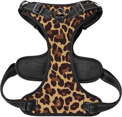 Miniatura 5 de Arnés sin tirones para perro, sin estrangulamiento, arnés reflectante para perro, ajustable, suave chaleco para mascotas para perros pequeños a