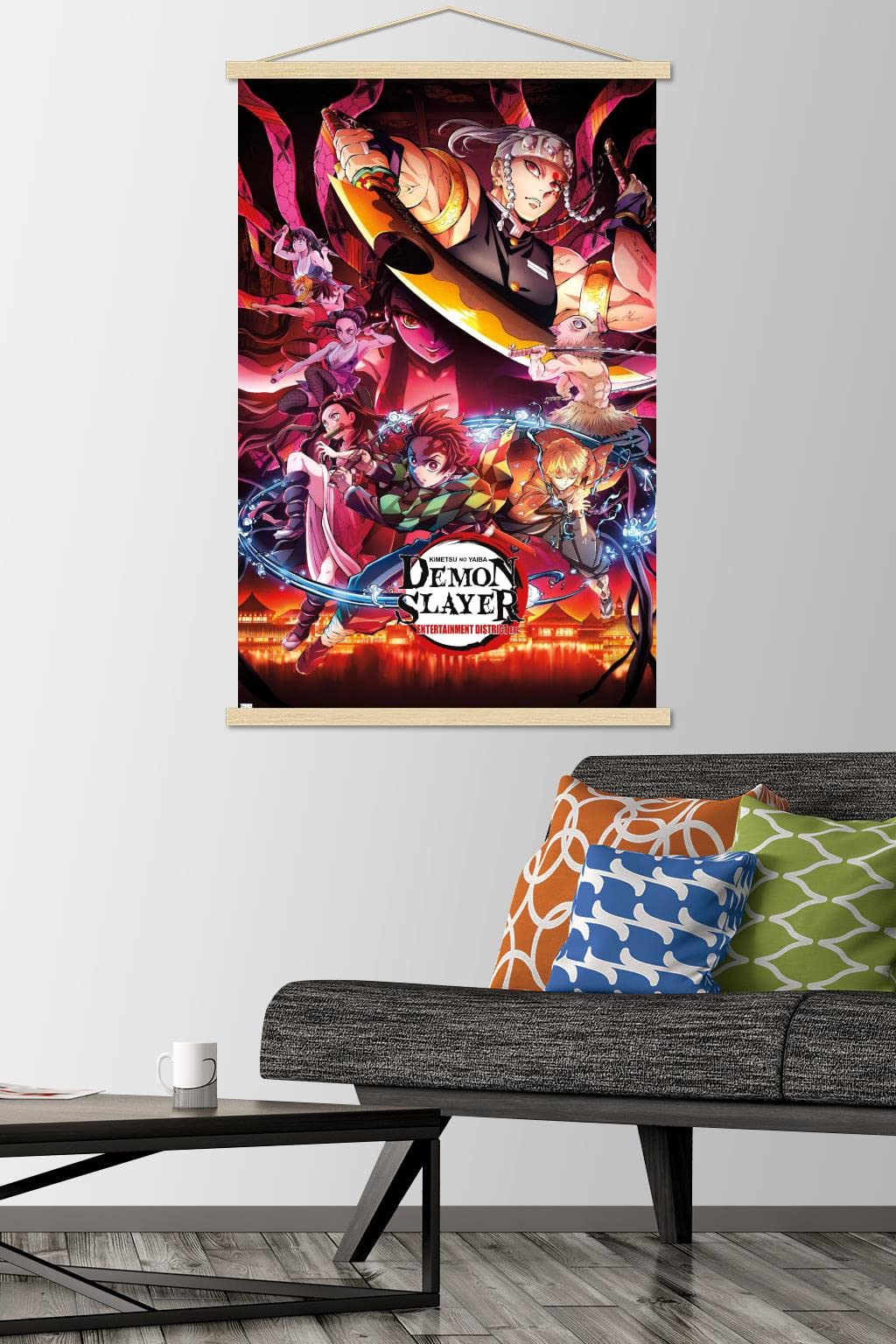 Amazon.com: Trends International Demon Slayer - Key Visual 1 Wall