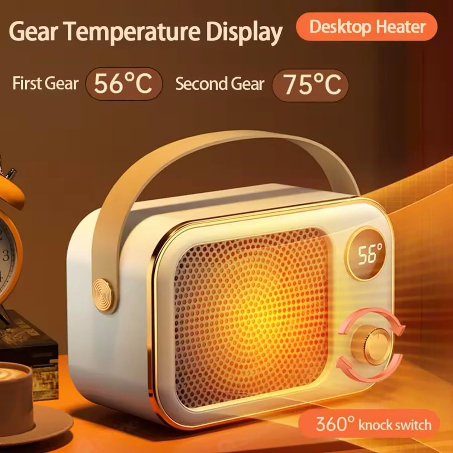 Elektryczny podgrzewacz do łóżka z termostatem, PTC ceramiczny podgrzewacz wody 1200 W, pokrętło regulacji temperatury, cyfrowy wyświetlacz LED, do łóżka, kurczaka