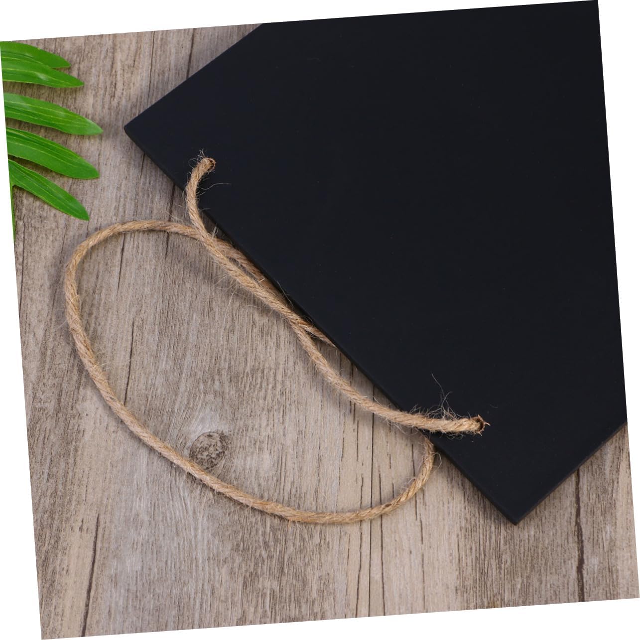 Vintage Wood Chalkboard Hanging Sign, 20x30x0.5cm Rustic Black