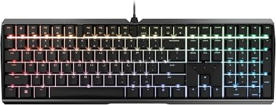 Cherry MX 3.0S, Wired Mechanical Gaming Keyboard, Robust Alu - best clicky keyboards