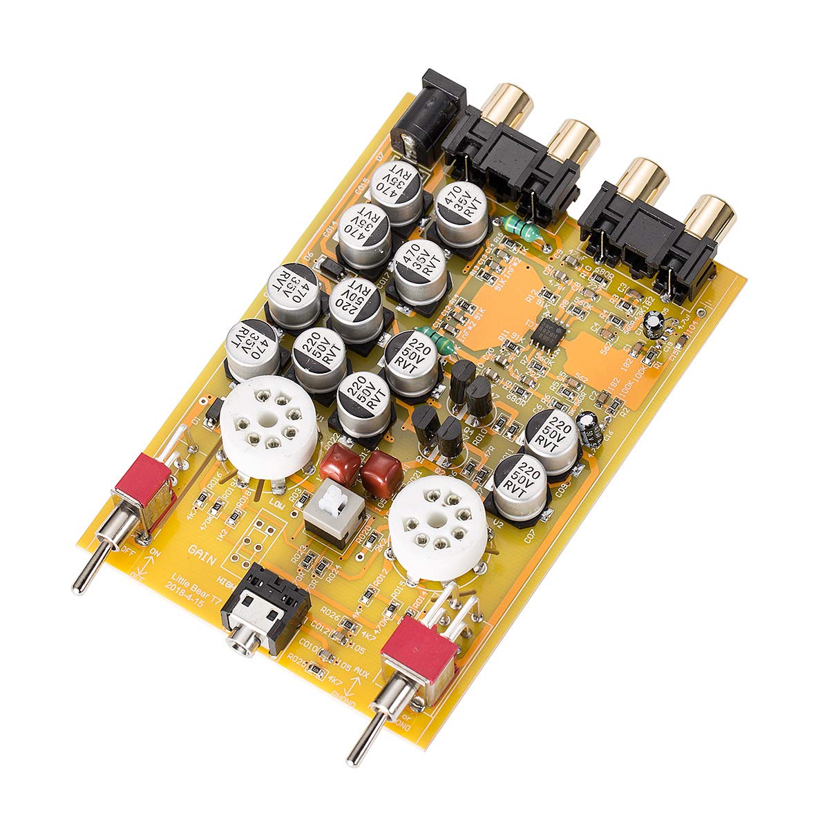 Nobsound Little Bear T7 Valve Tube Preamp Mini Phono Stage RIAA MM