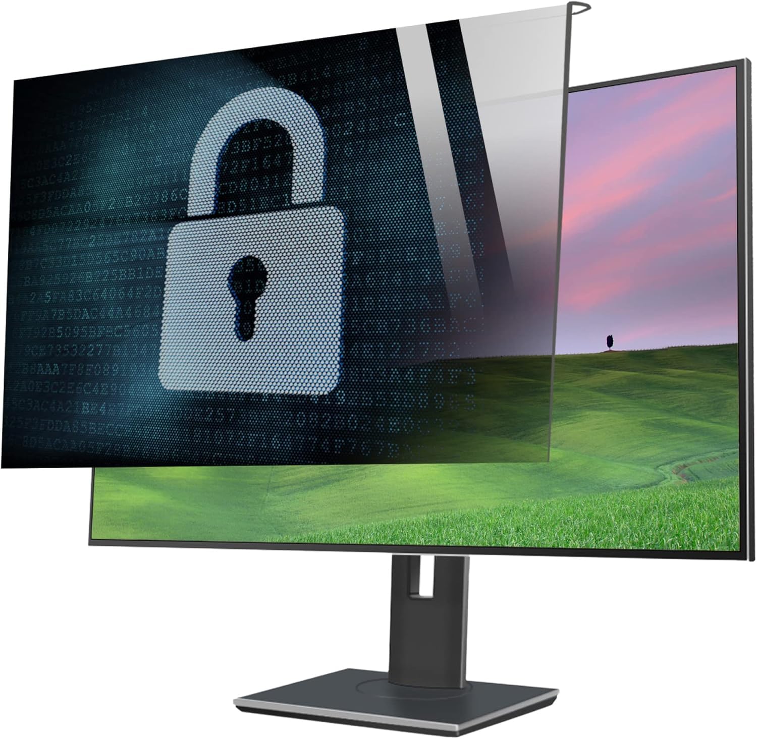 TBLOTYD Computer Privacy Screen Filter, Anti Blue Light Screen Protector Panel, Reduce Eyestrain, Suitable for 19