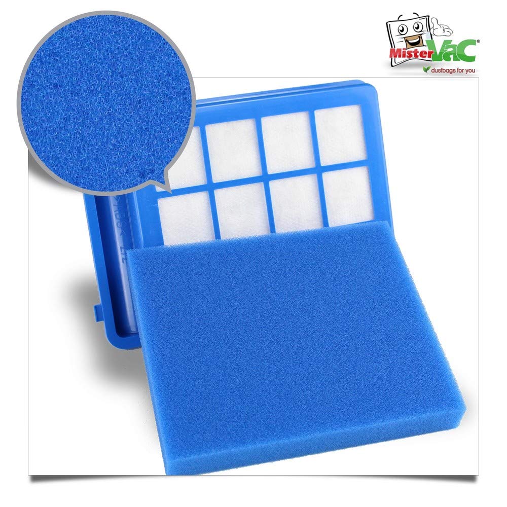 MisterVac Staubbehälterfilter & HEPA Filter Set – Passend Für Philips Power Pro Ultimate FC9919/09