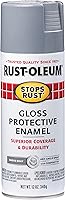Vista 49 de Rust-Oleum 7732830 Stops Rust Pintura en Aerosol, 12 oz, Verde Cazador Satinado