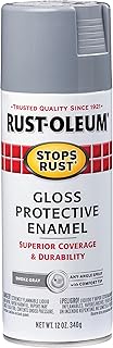 Rust-Oleum 7786830 Stops Rust Spray Paint, 12 oz, Gloss Smoke Gray