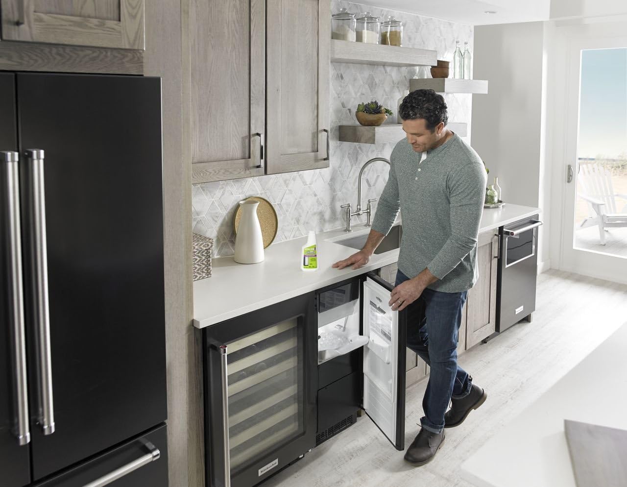 Everydrop by Whirlpool Ice Filter, F2WC9I1, Single-Pack & Affresh Ice Machine Cleaner, Helps Remove Hard Water and Mineral Buildup for Great-Tasting Ice