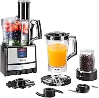 Vista 1 de Procesadores de alimentos - Mezclador de procesador de alimentos, picador eléctrico de alimentos, molinillo para carne, máquina mezcladora múltiple