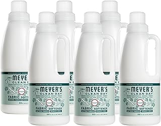 Mrs. Meyer's Clean Day Fabric Softener, Birchwood Scent, 32 Oz. (Pack of 6)