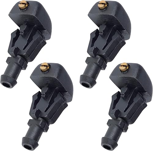 BlueStars - Paquete de 4 boquillas para limpiaparabrisas 3W7Z17603AA ultraduraderas, ajuste exacto para F150 2004-2013, Flex 2009-2013, Taurus X