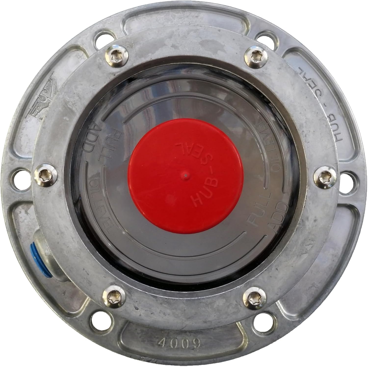 Standard Aluminum Trailer Hub Cap Replacement Kit for 343-4009 with Gasket and Mounting Bolts