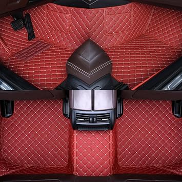 Car Floor Mats for MG Cyberster 2024 2025 All-Weather Non-Slip Water Proof Carpets Full Coverage Personalized Protection Liners Easy to Clean,Bright Red