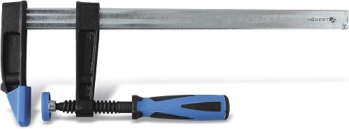 HÖGERT TECHNIK - Abrazaderas de tornillo de sujeción de 500 x 120 mm, fuerza de 