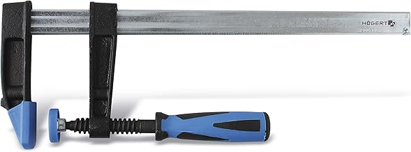 HÖGERT HT3B909 - Sargento (500 x 120 mm), color azul y negro