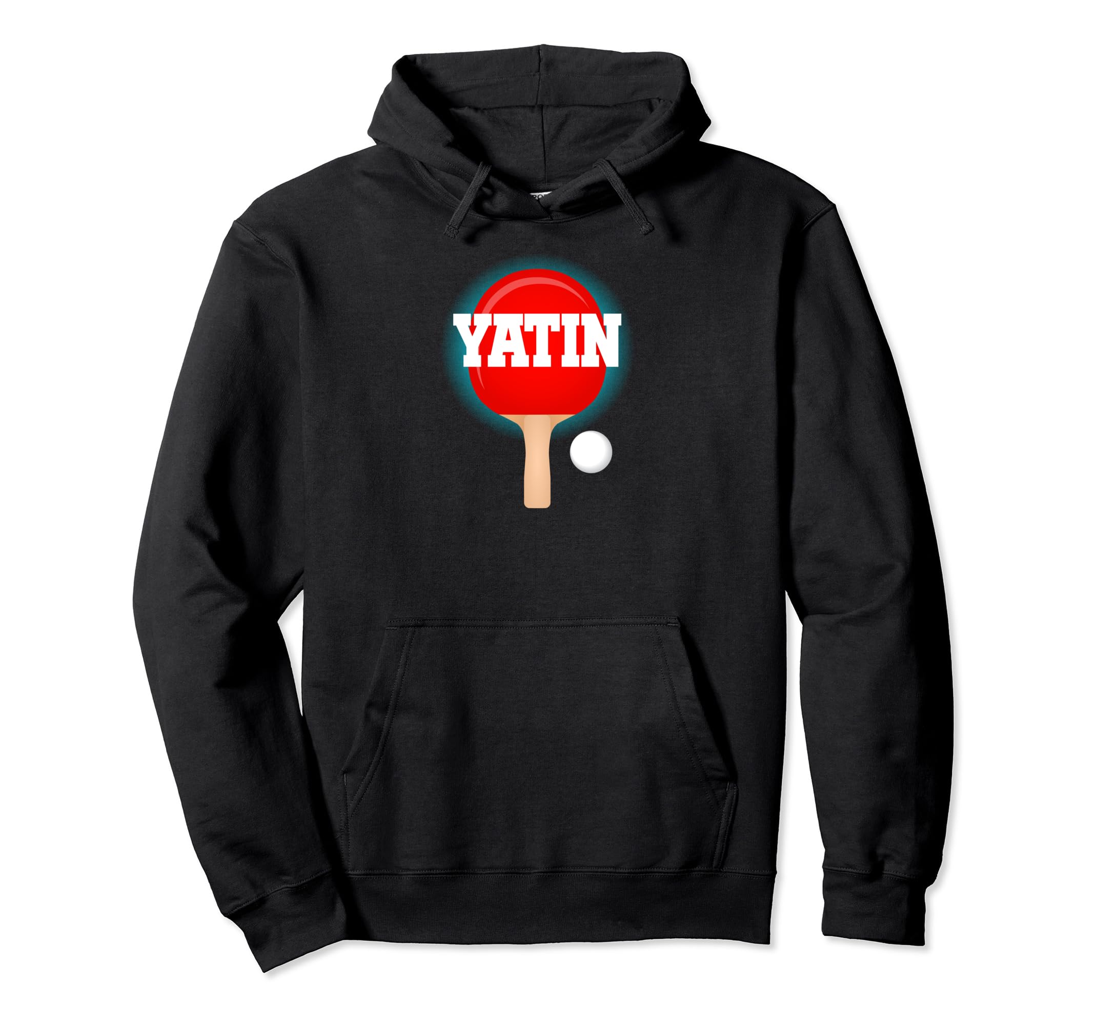 Yatin Name Boys Table Tennis Ping Pong Game Racket Sports Pullover Hoodie