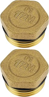 2 Tapones Desviadores de Agua Tipo Botón de 20 Mm Compatible con Latón RP2865 para Grifos Desviadores.
