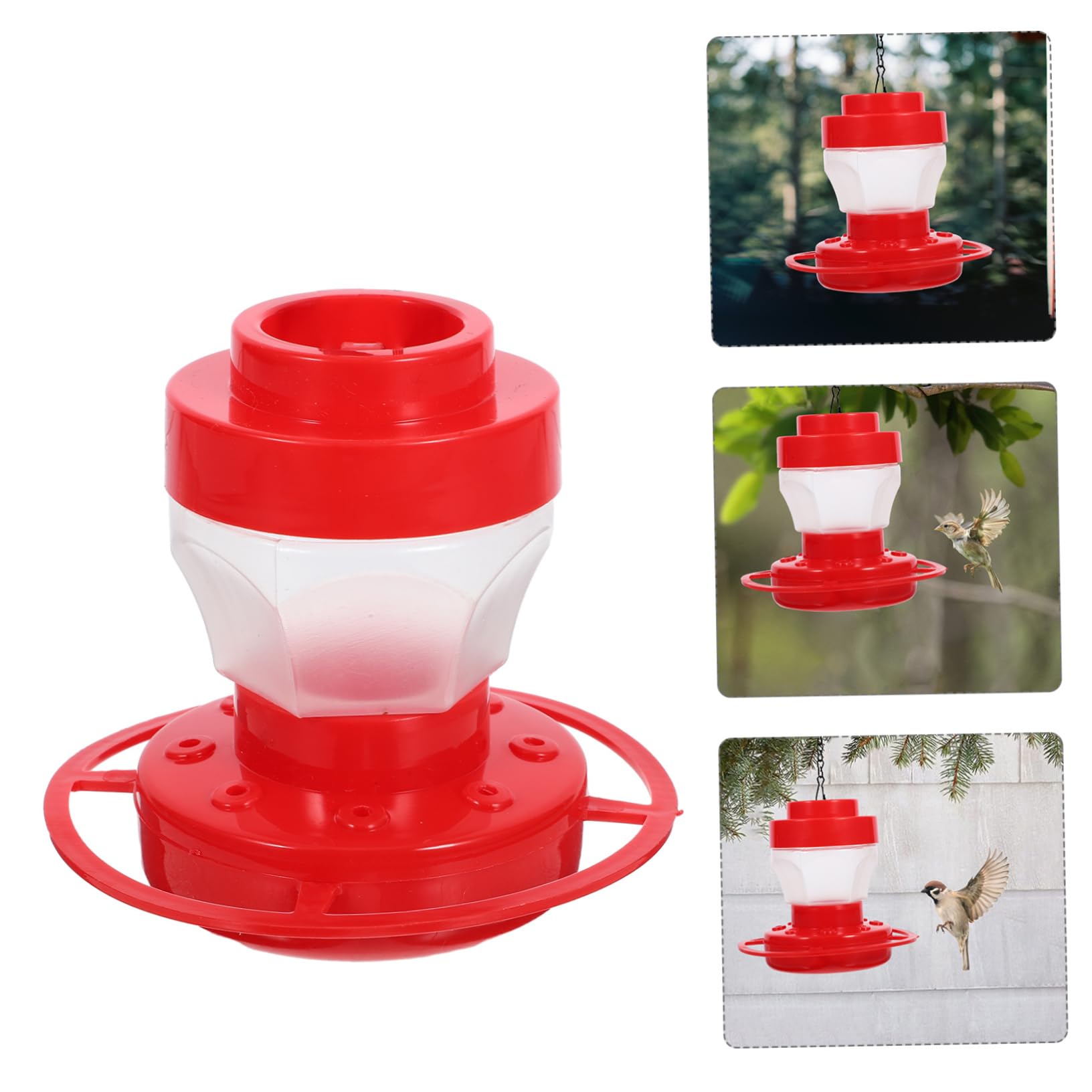 POPETPOP 4 Comederos para Pájaros para Patio Aire Comederos para Pájaros Colgantes Contenedores De Comida para Contenedor De Forraje para para