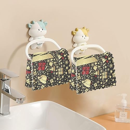 Miniatura 6 de KLL Christmas Holidays Microfiber Cleaning Towels Kitchen Essentials Hawaiian Tea Towels Kitchen Hand Towels Pretty Absorbent Cloth
